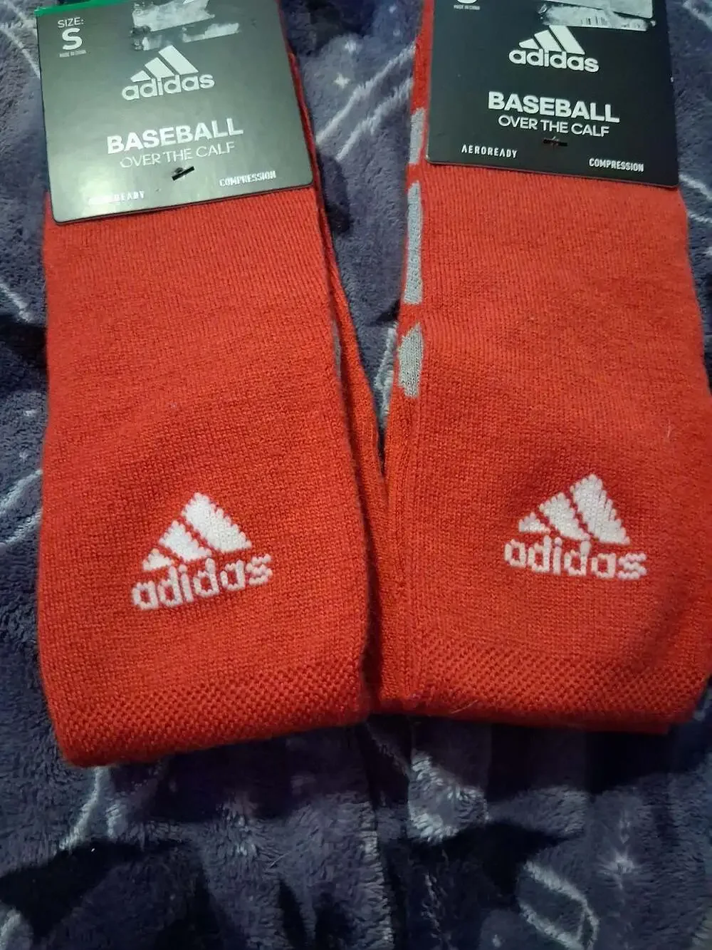 2 Brand New Adidas Baseball Over The Calf Socks!